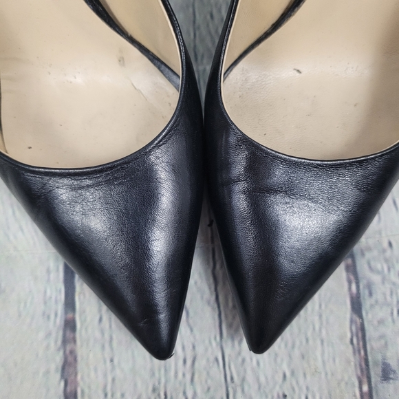 M. GEMI | soft leather pointed toe pumps heels - Picture 5 of 11